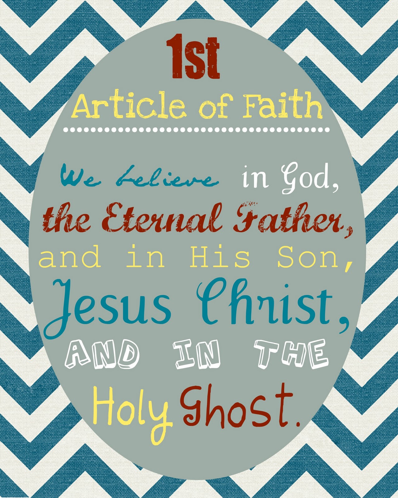7 Best Images of First Article Of Faith Printable 13 Articles of