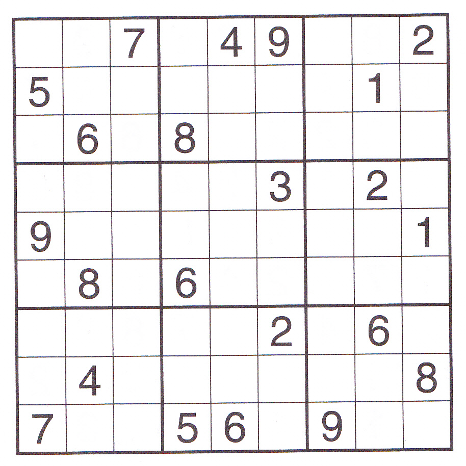 7 Best Images of Printable Suduko Worksheets Printable Sudoku Puzzles