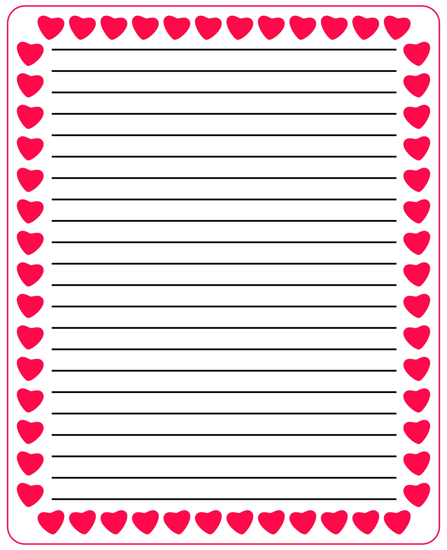 9 Best Images of Free Printable Lined Letter Paper Free Printable