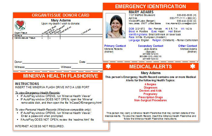 Free Printable Medical Alert Card