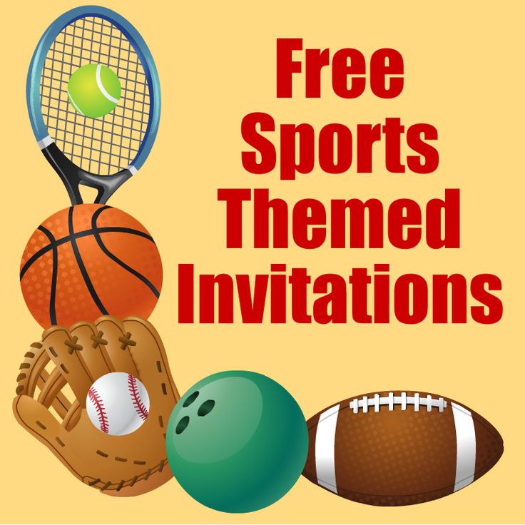Free Sports Invitation Template