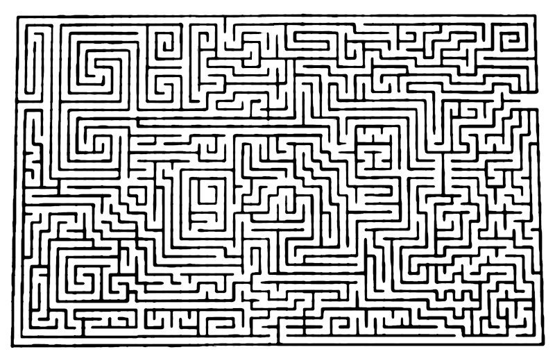 7 Best Images of Hard Printable Hedge Mazes For Adults Free Printable