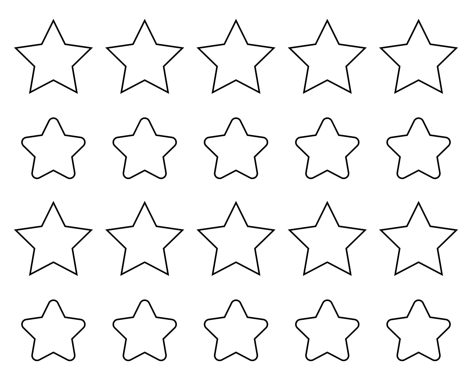 Free Printable American Flag Star Stencil Printable Templates