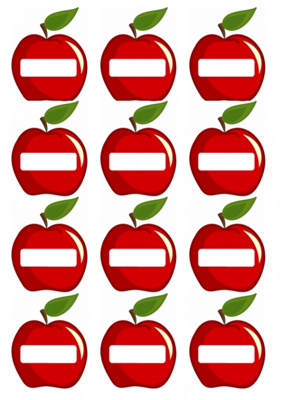 4 Best Images Of Free Printable Apple Tags Apple Name Tags Printable Free Printable Canning
