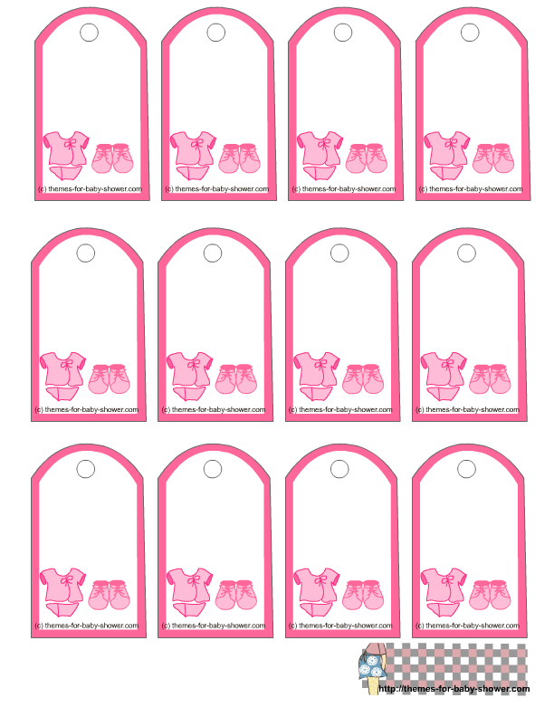 Free Baby Shower Gift Tags Printable