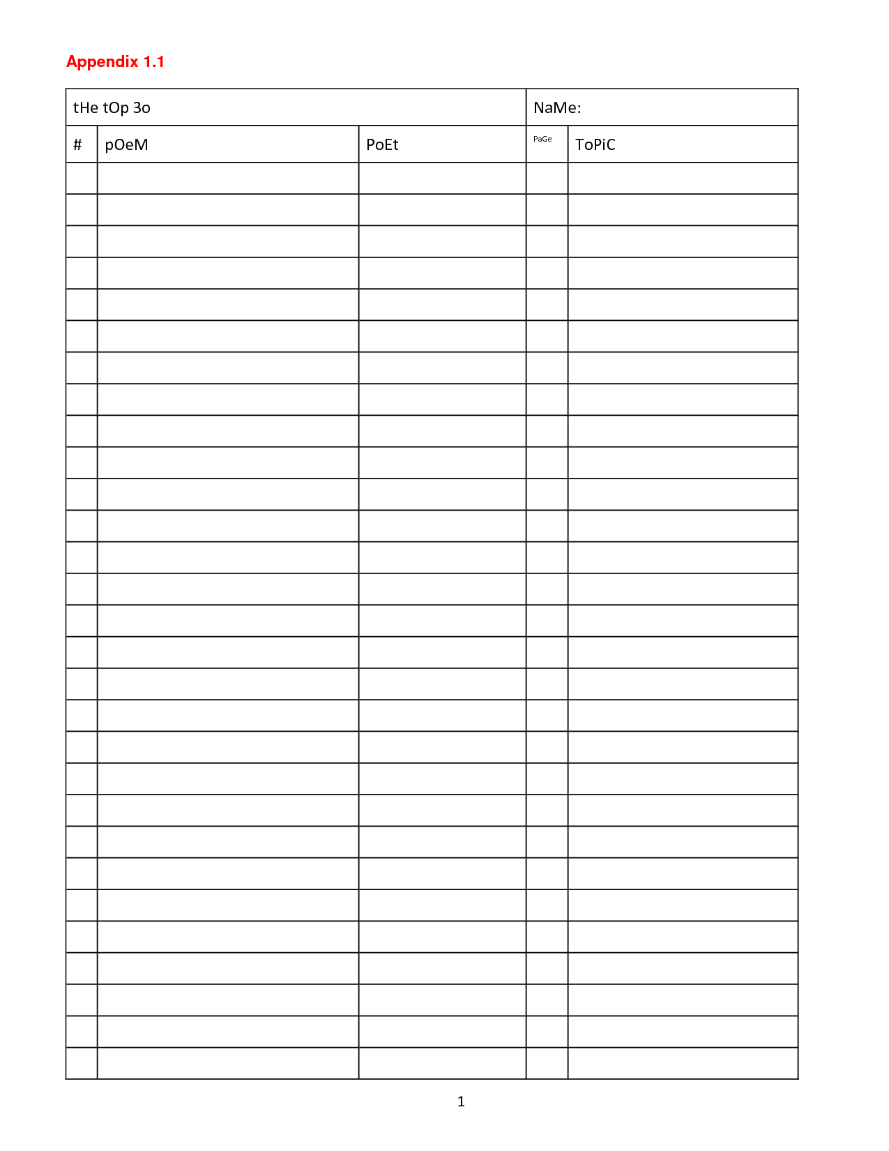 printable blank charts with columns - Video Search Engine at Search.com