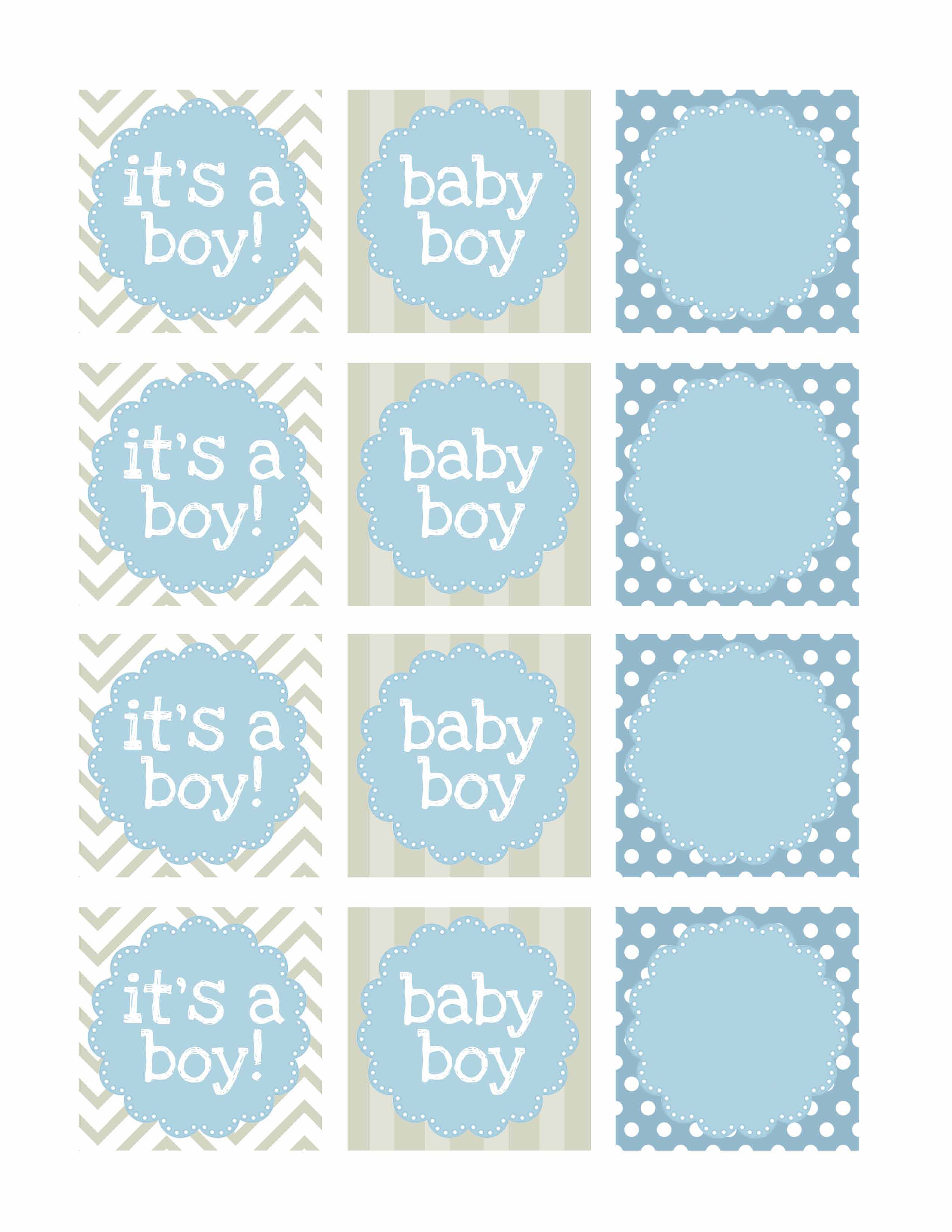 5 Best Images of Baby Shower Favor Tags Printable Baby Shower Favor
