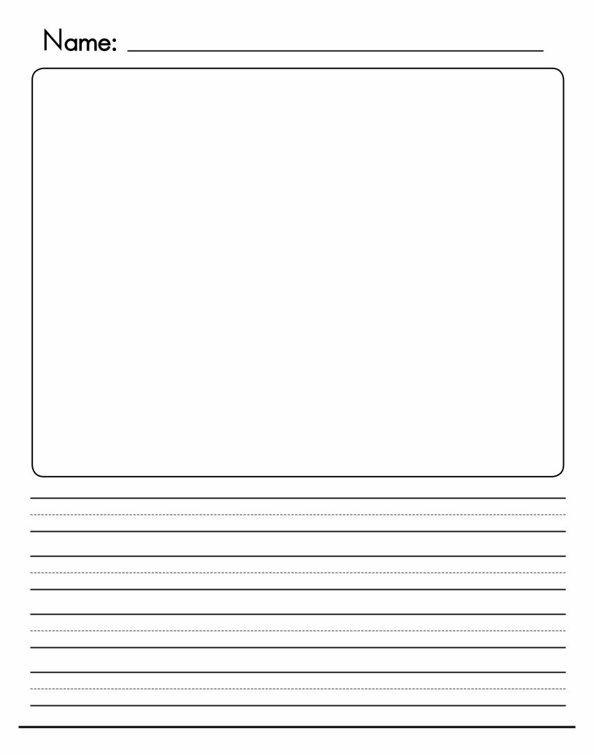 Free Writing Paper For 1st Grade  free printable writing paper for first grade worksheets on 