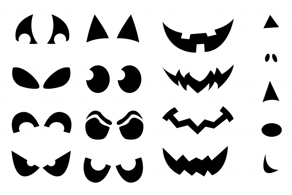 7 Best Images of Printable Pumpkin Face Cutouts Pumpkin Face Template
