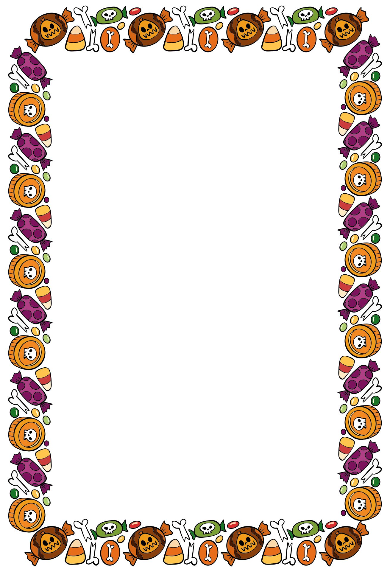 15 Best Halloween Printable Frames And Borders PDF For Free At Printablee