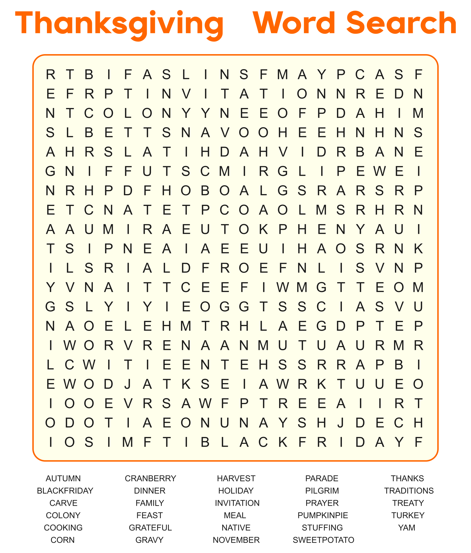 Extremely Hard Word Search Puzzles