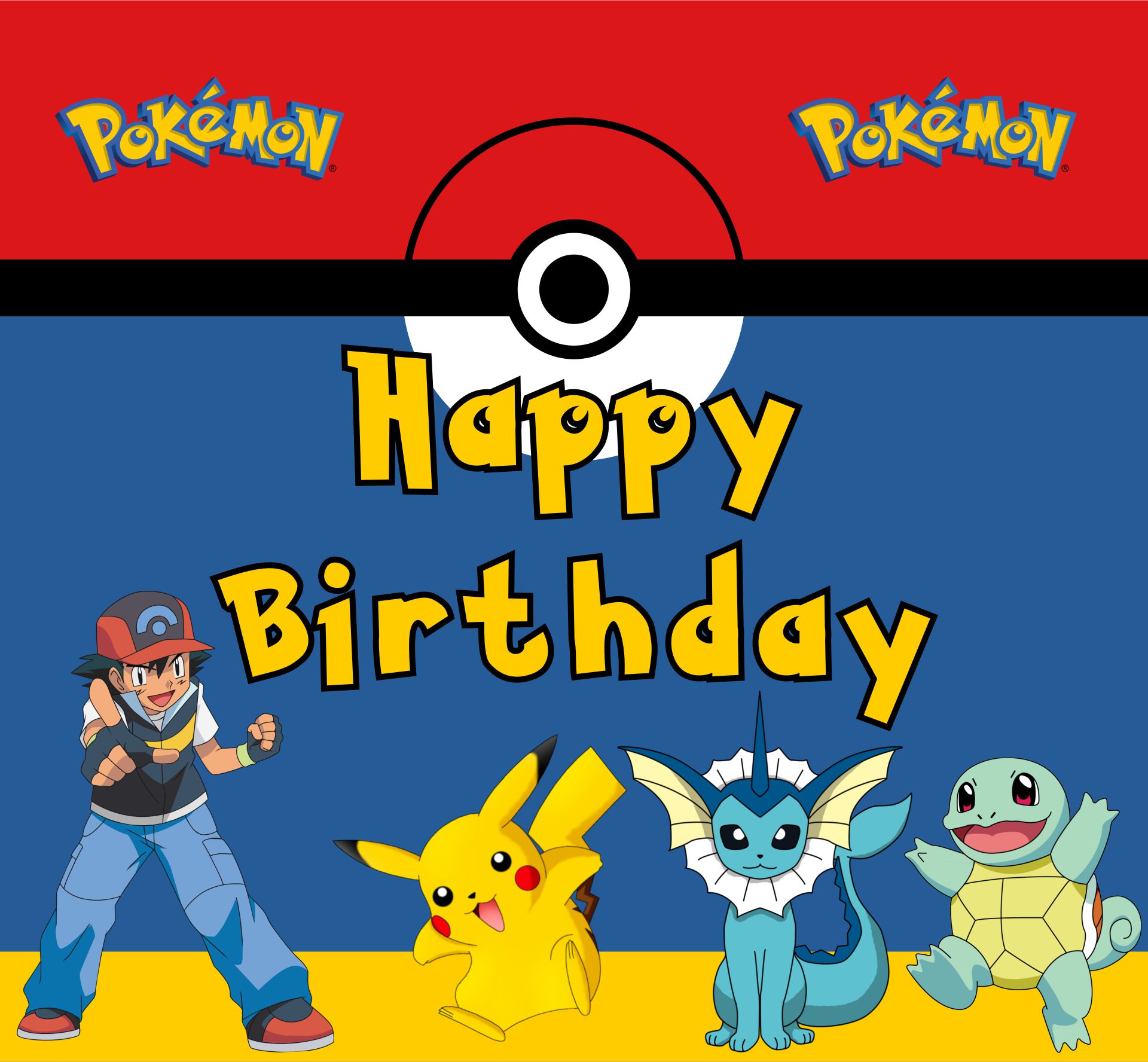 Free Pokemon Birthday Cards To Print