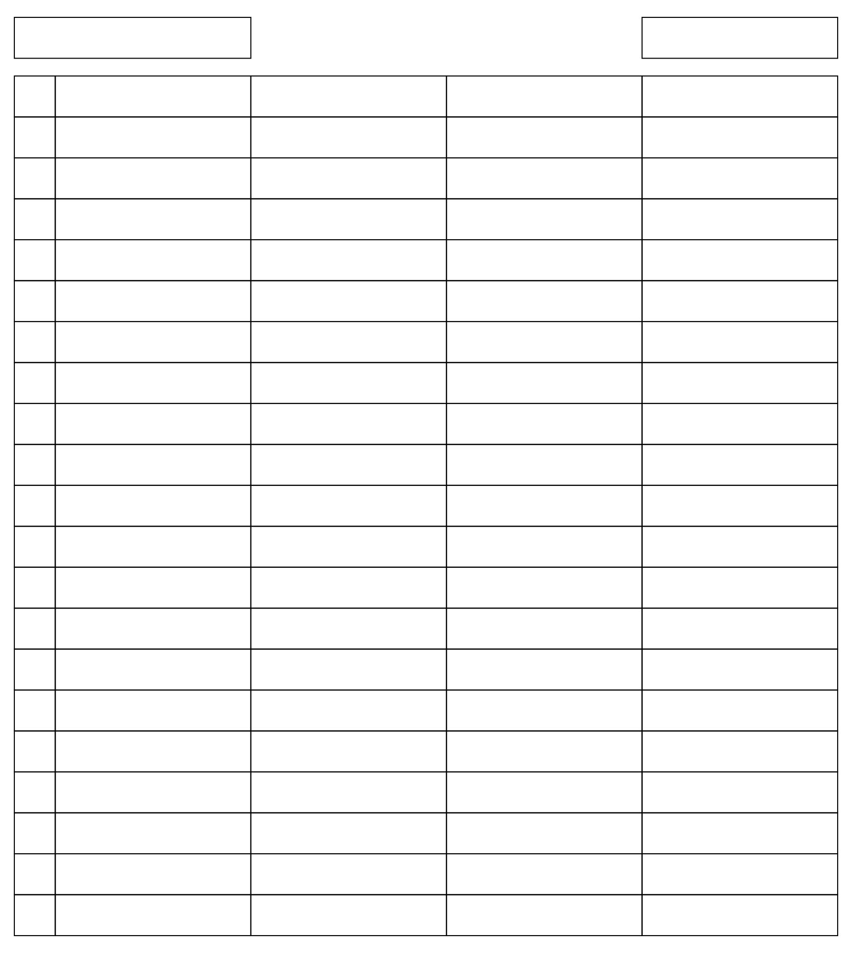 21 Best Printable Column Template 21 Columns - printablee.com Throughout Blank Table Of Contents Template Pdf