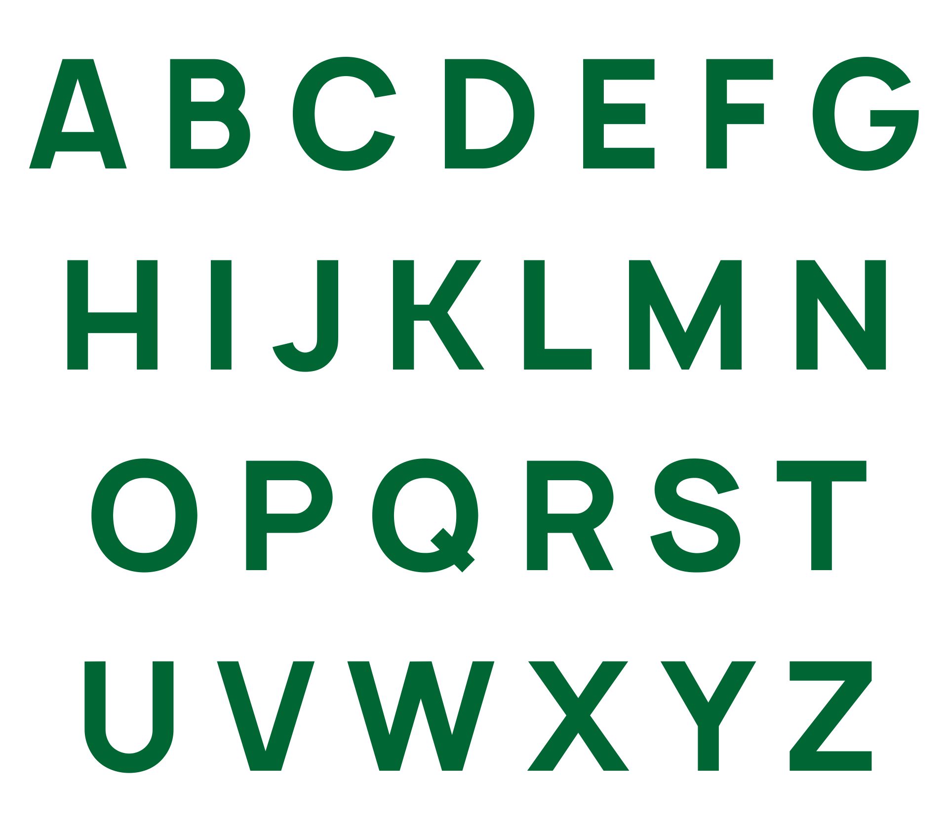 2 Inch Printable Alphabet Letters