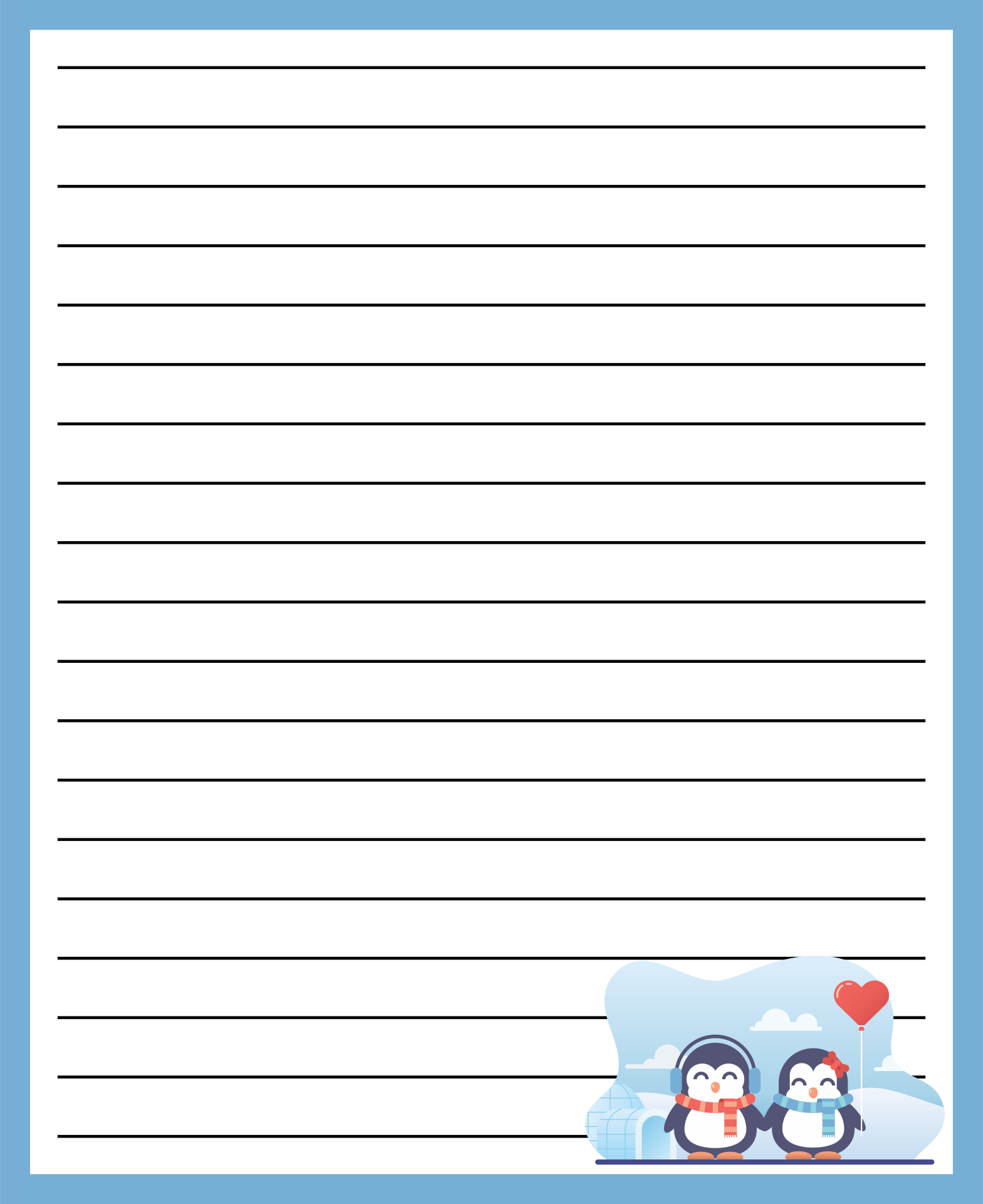 printable love letter paper