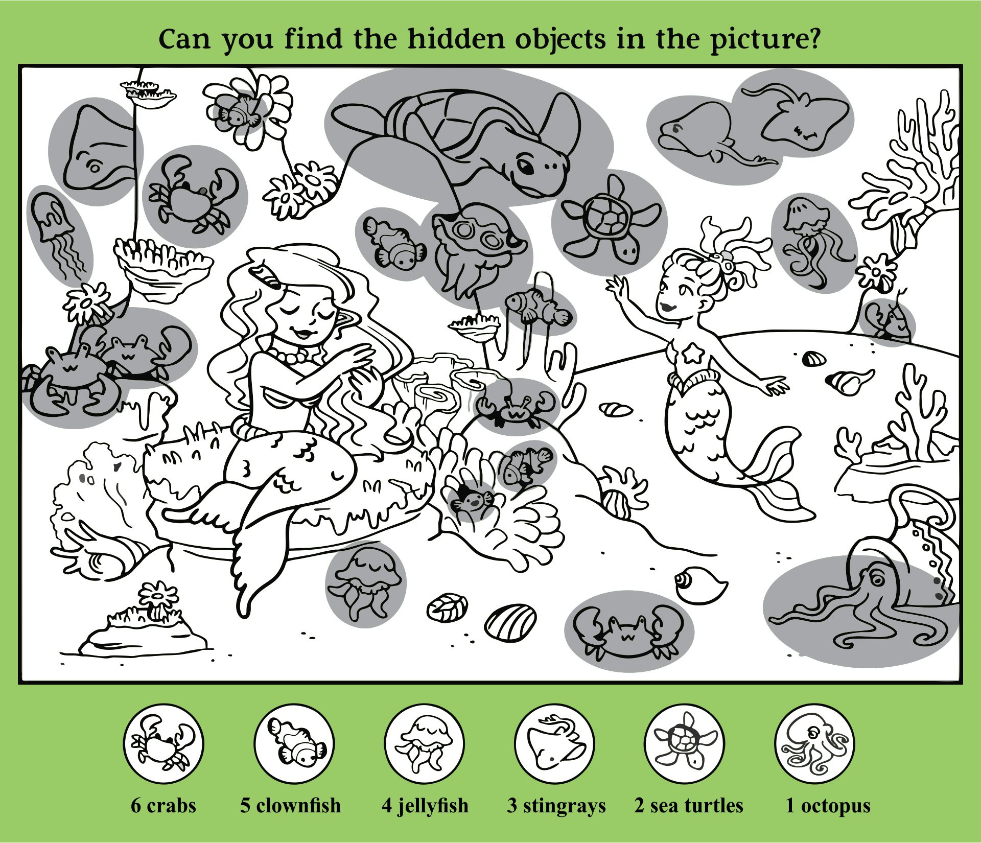 Hidden Object Pictures With Answers