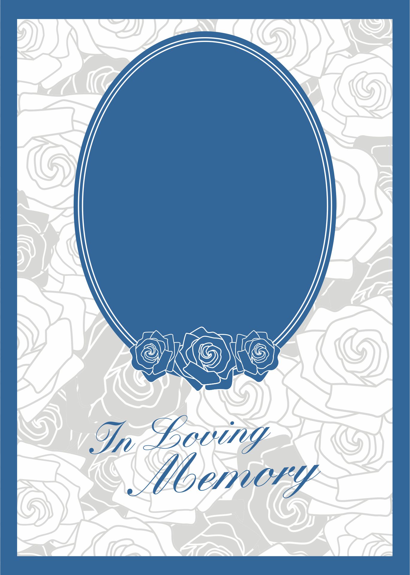 22 Best Printable Memorial Card Templates - printablee.com For Memorial Cards For Funeral Template Free