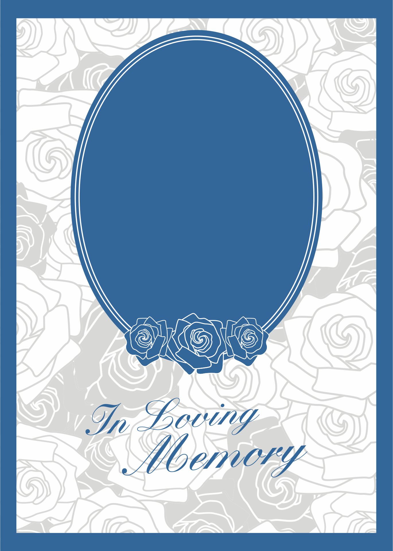 20 Best Printable Memorial Card Templates - printablee.com In Memorial Card Template Word