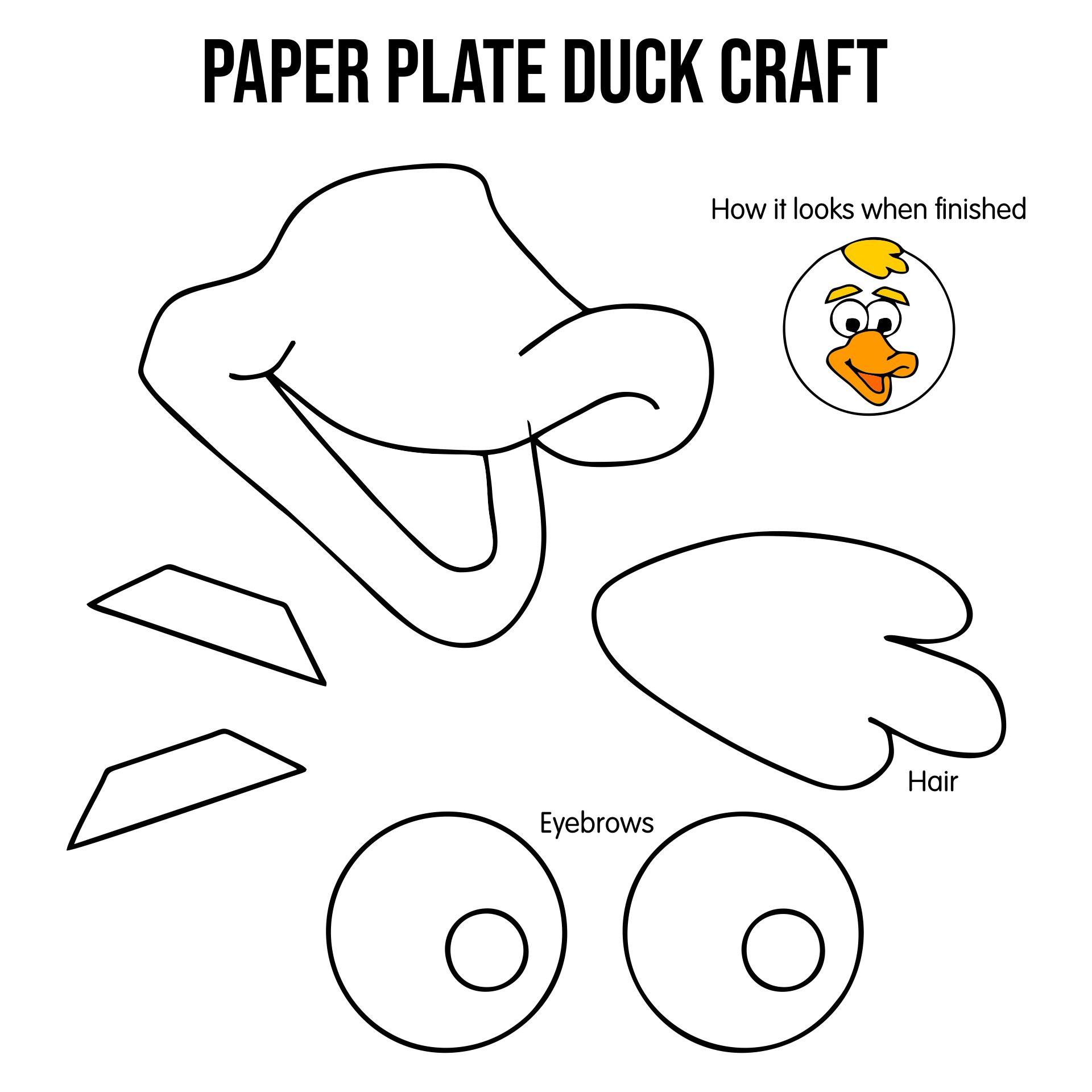 Paper Plate Animal Crafts For Preschoolers