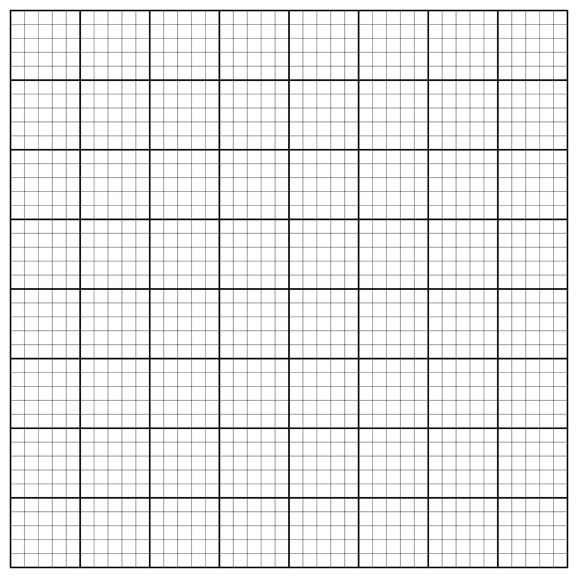 Printable Black And White Grid Paper