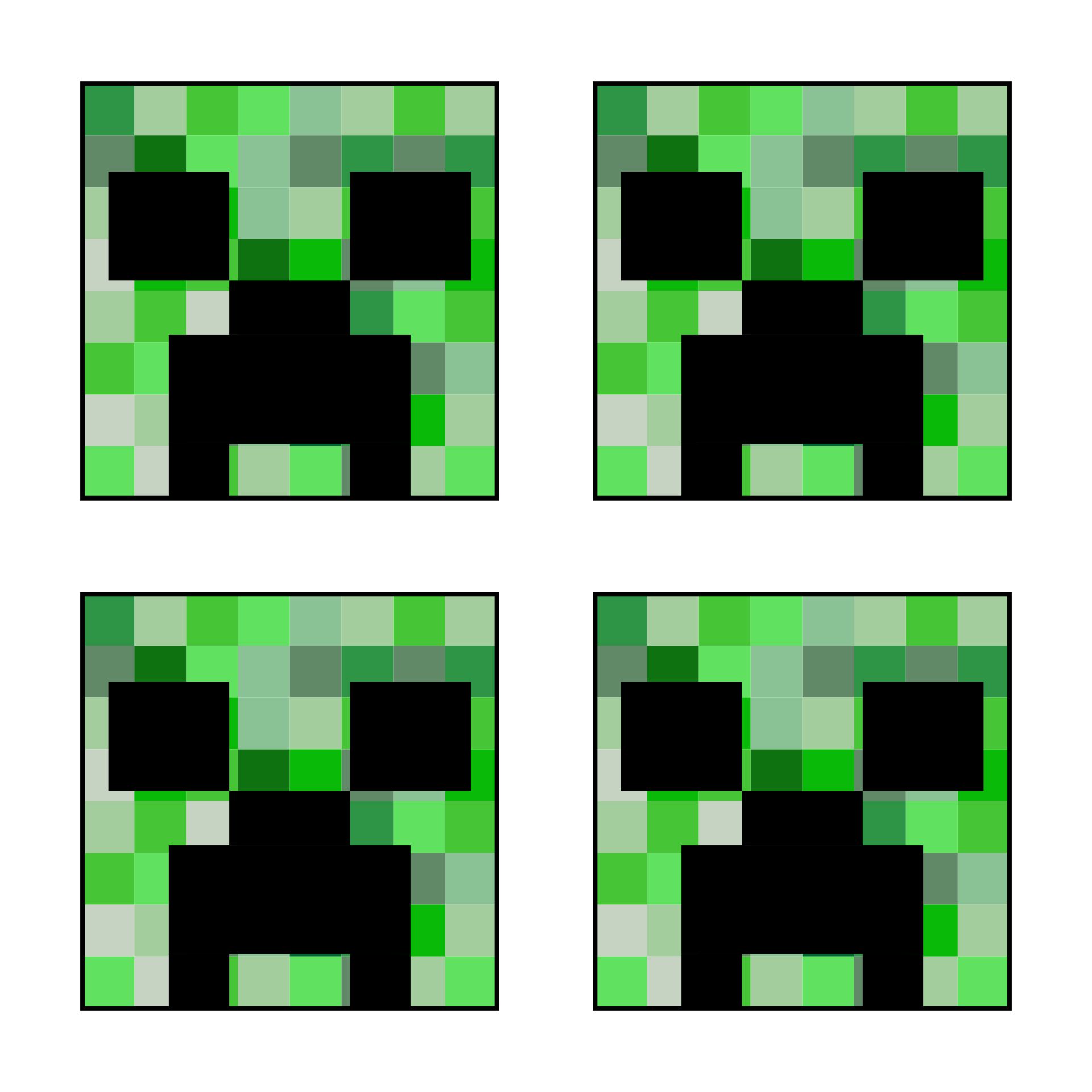 minecraft creeper head template