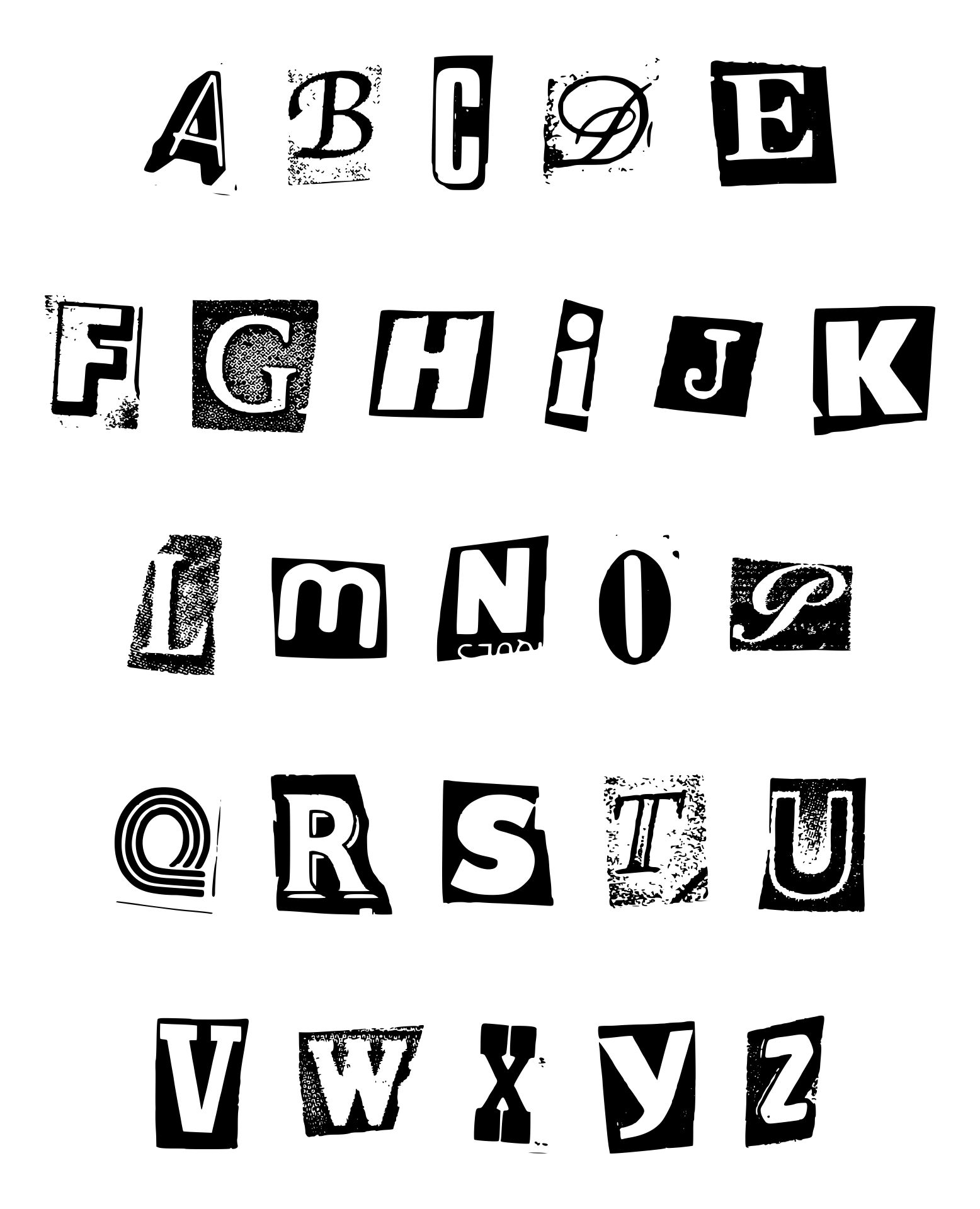 10 Best Printable Cut Out Letters Printablee Com