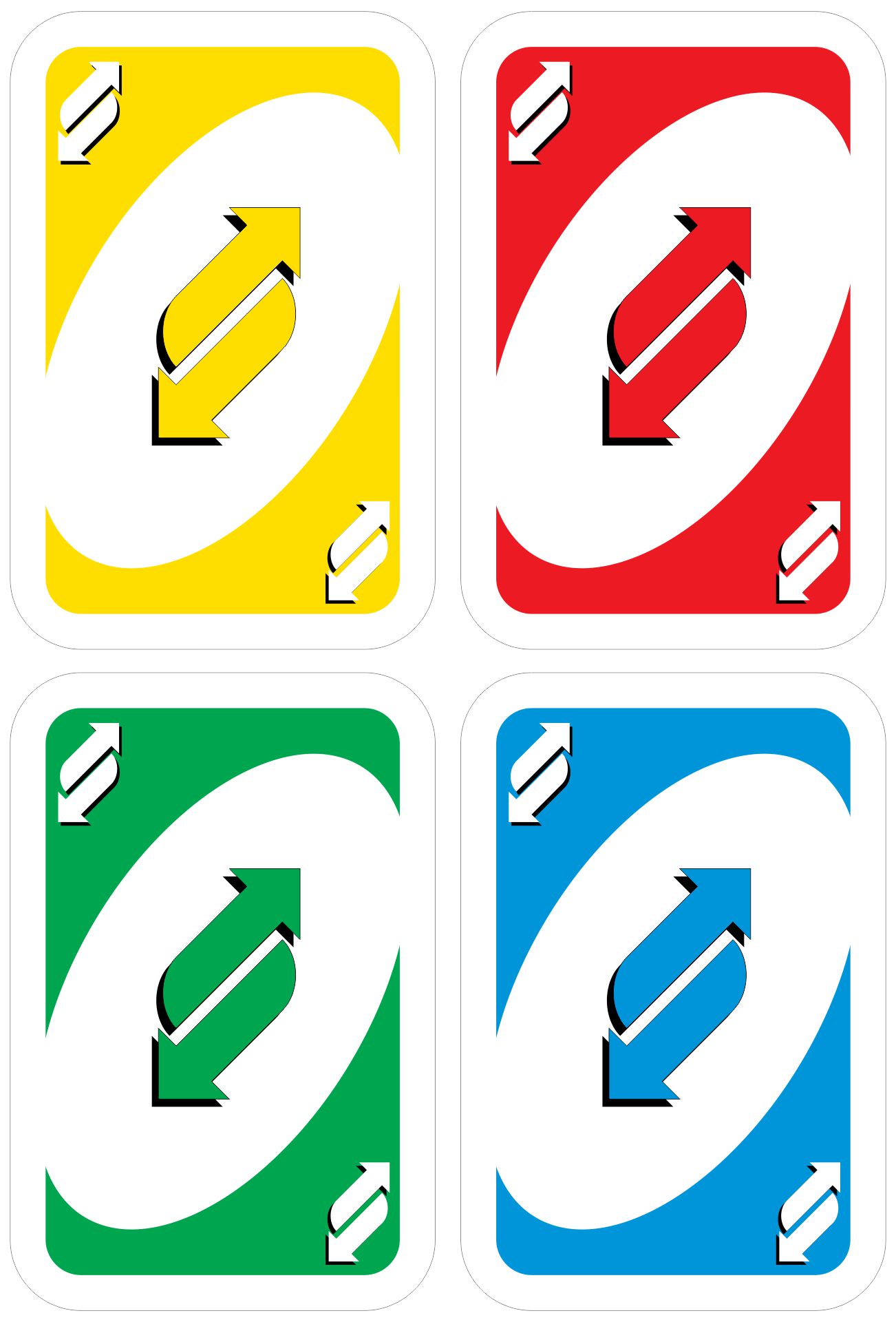 Uno Deck With Only Reverse Cards