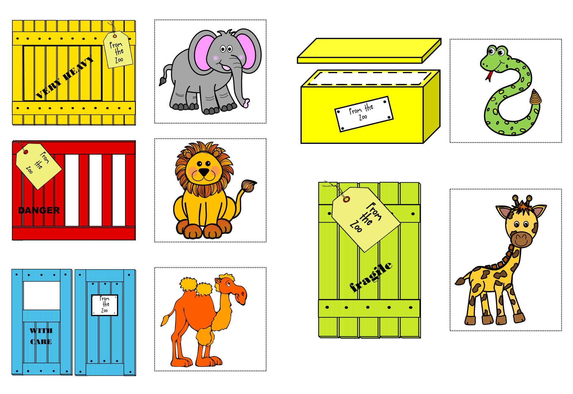 10 best dear zoo printables printablee com