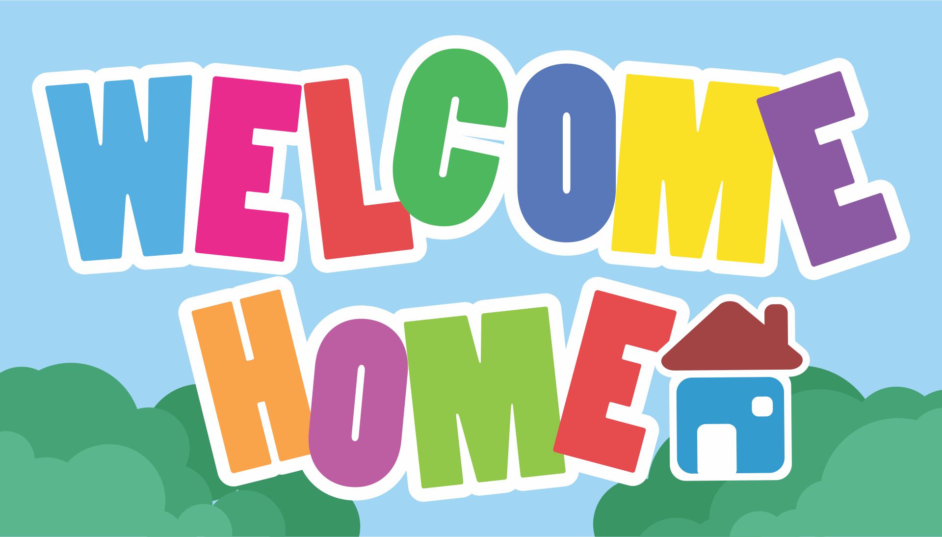 Free Printable Welcome Home Sign