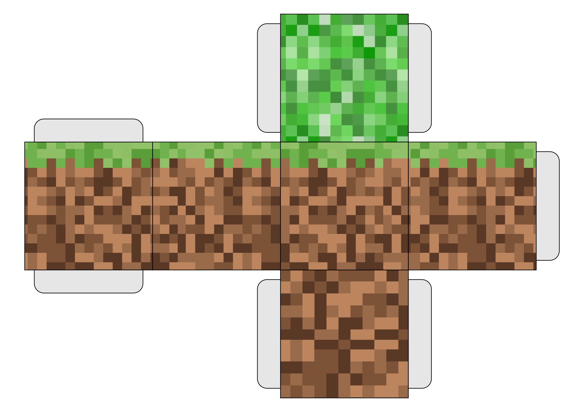 Minecraft Grass Block Printable