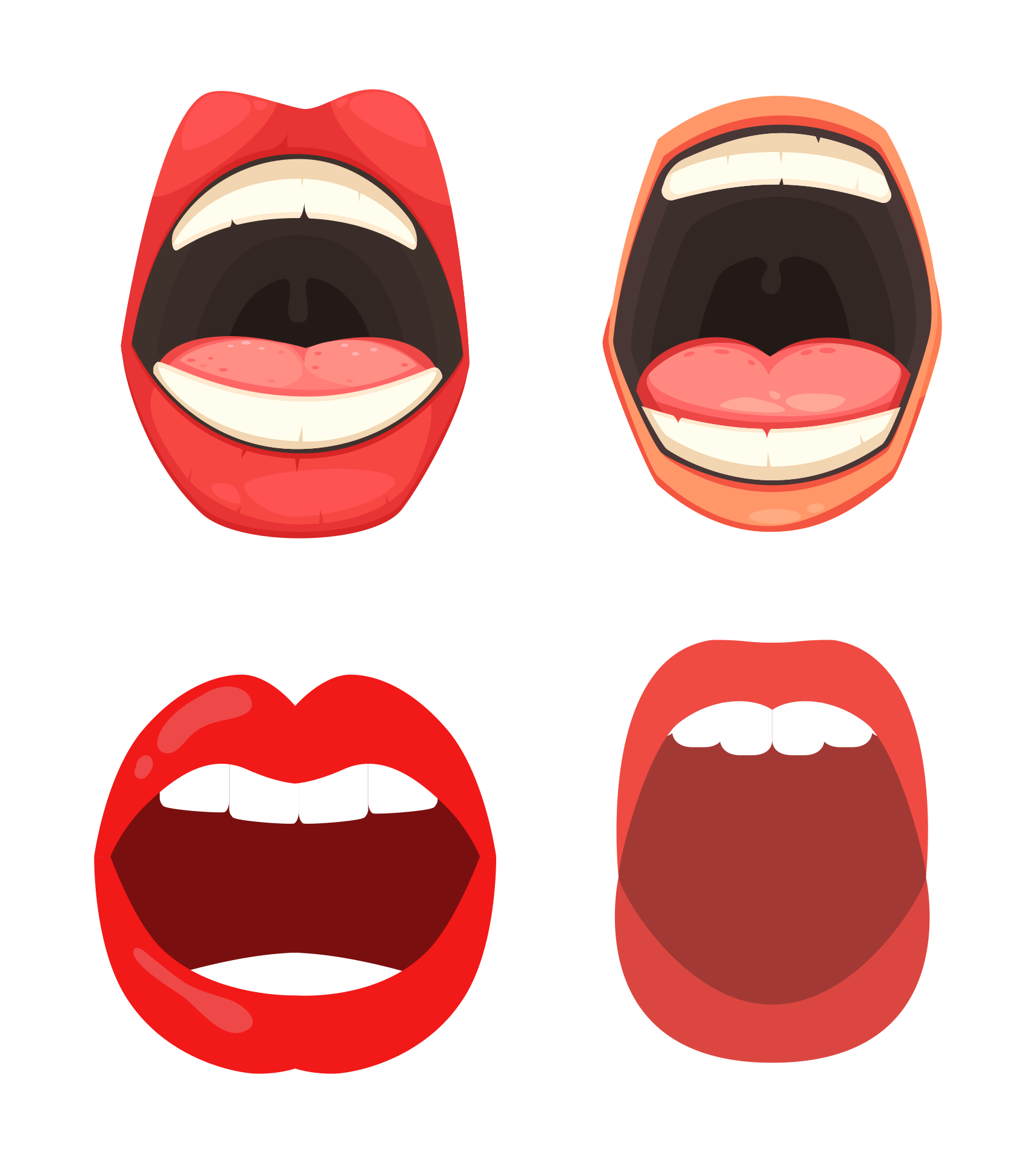 Open Mouth Template Printable