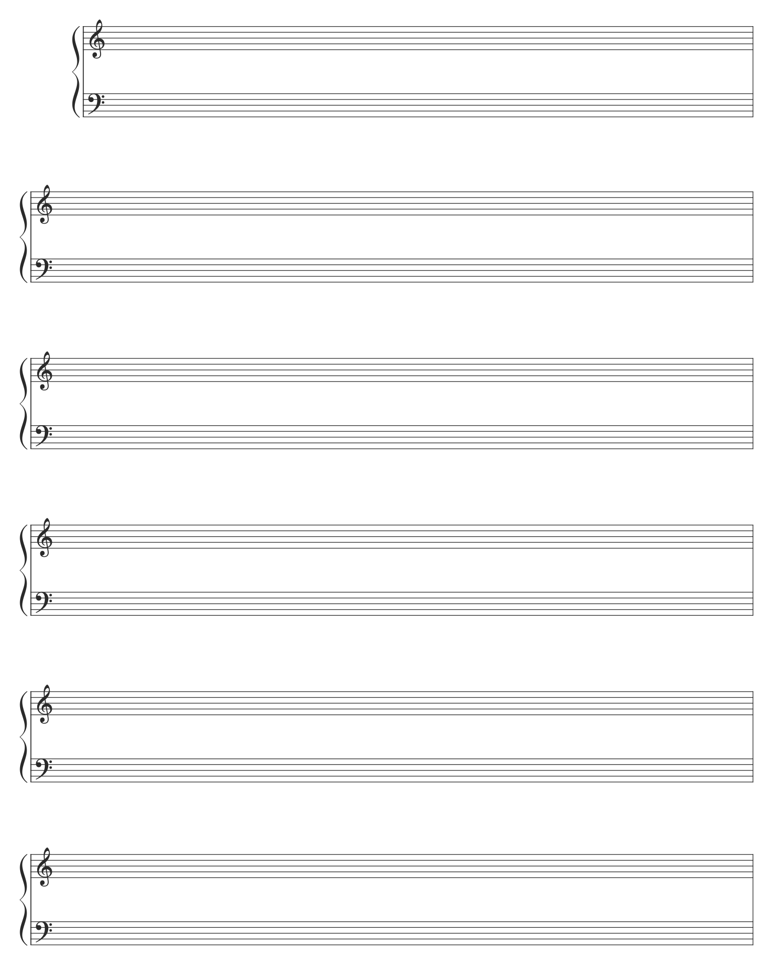 Printable Blank Note Sheets For Piano Free