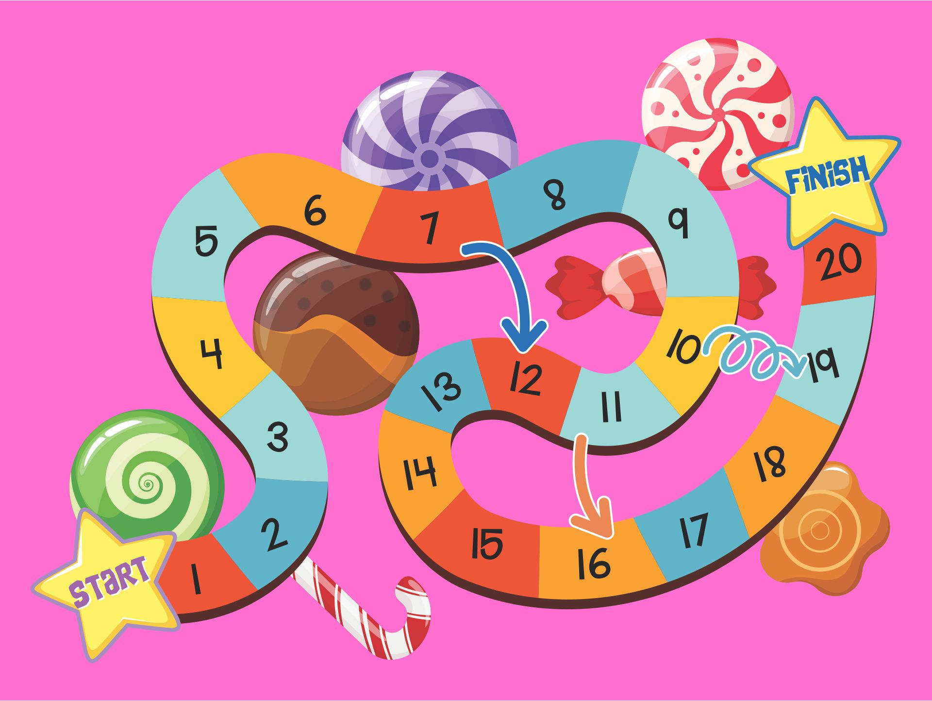 Printable Candyland Board Game Free