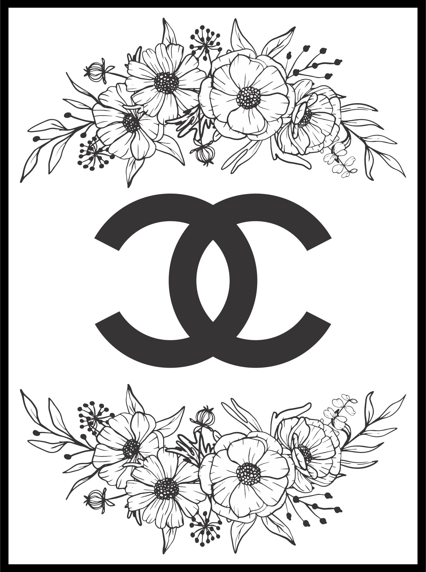 10 Original Free Printable Chanel Wall Art 