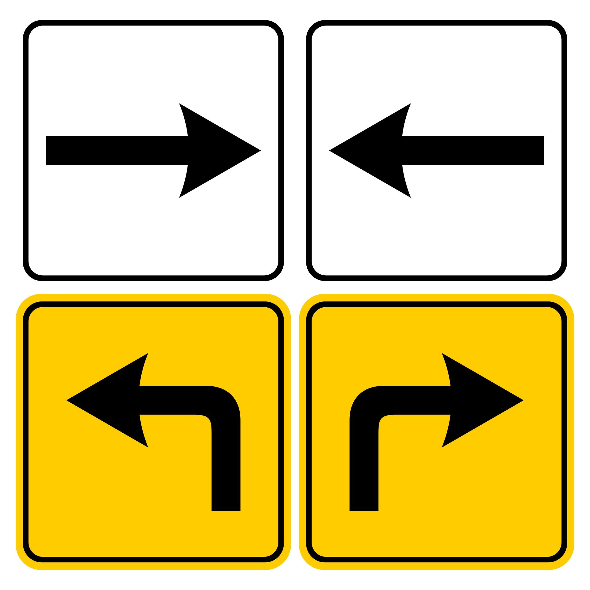 Printable Directional Arrows For Signs