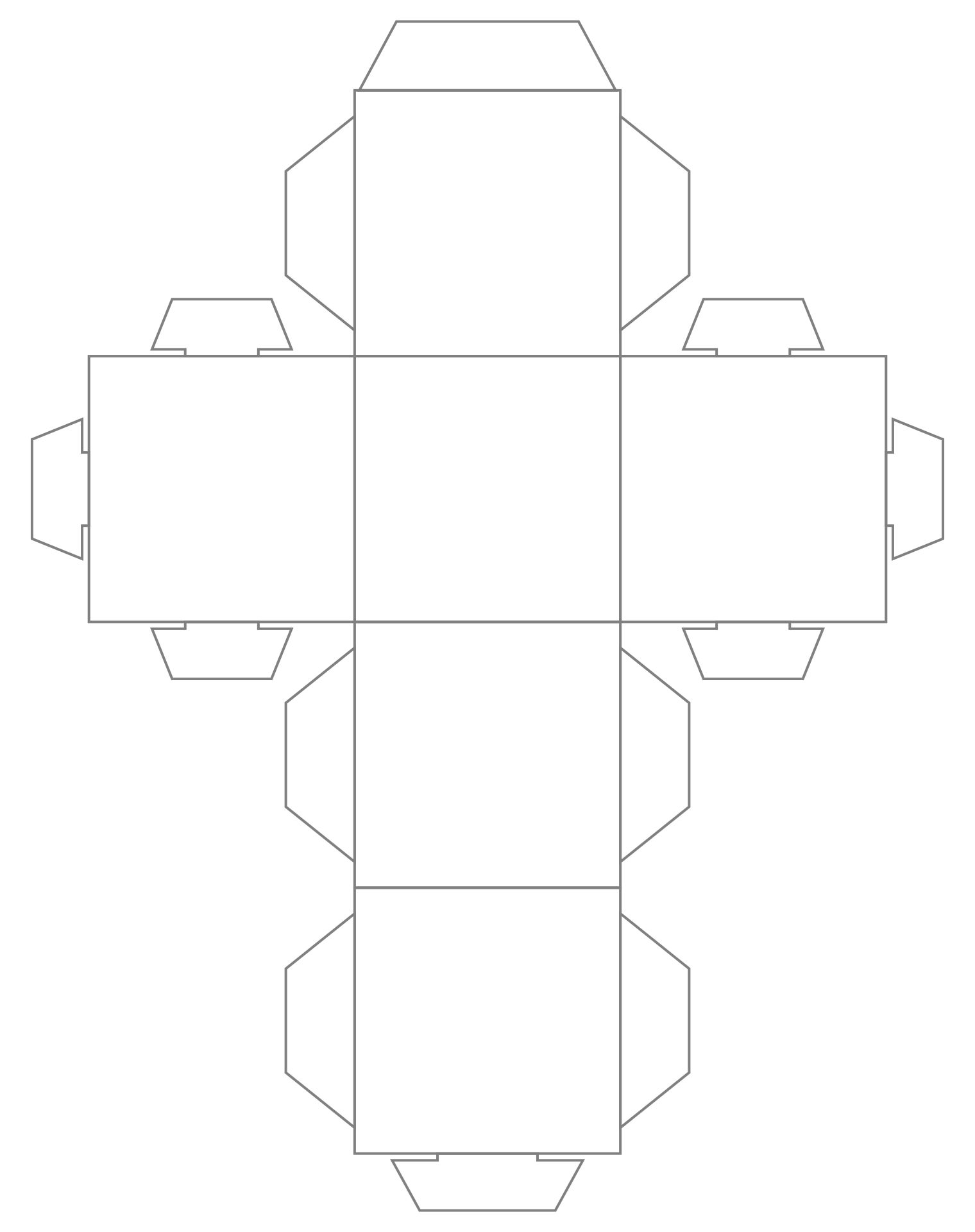 Printable Foldable Cube Template