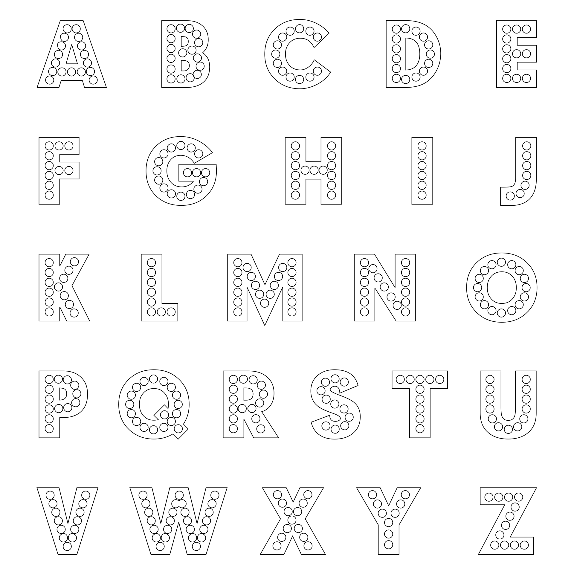 Q Tip Painting Alphabet Printables