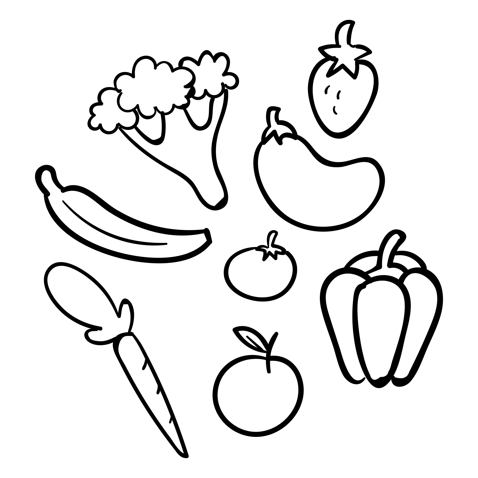 Templates For Fruits And Vegetables