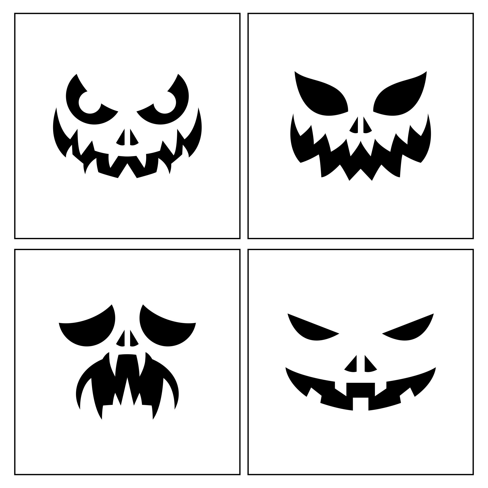 Free Printable Halloween Pumpkin Stencils