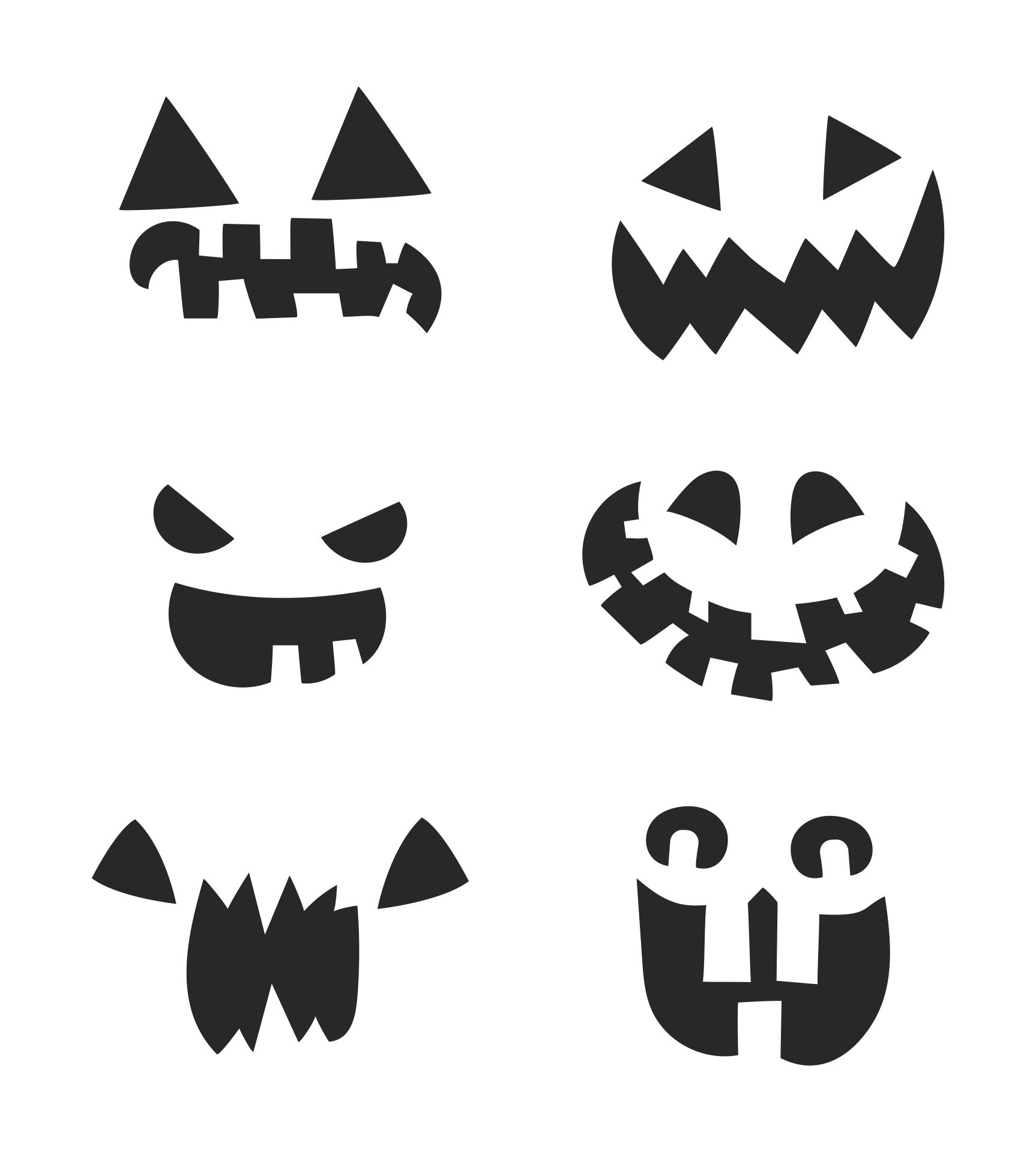 Free Printable Halloween Stencils For Pumpkin Carving