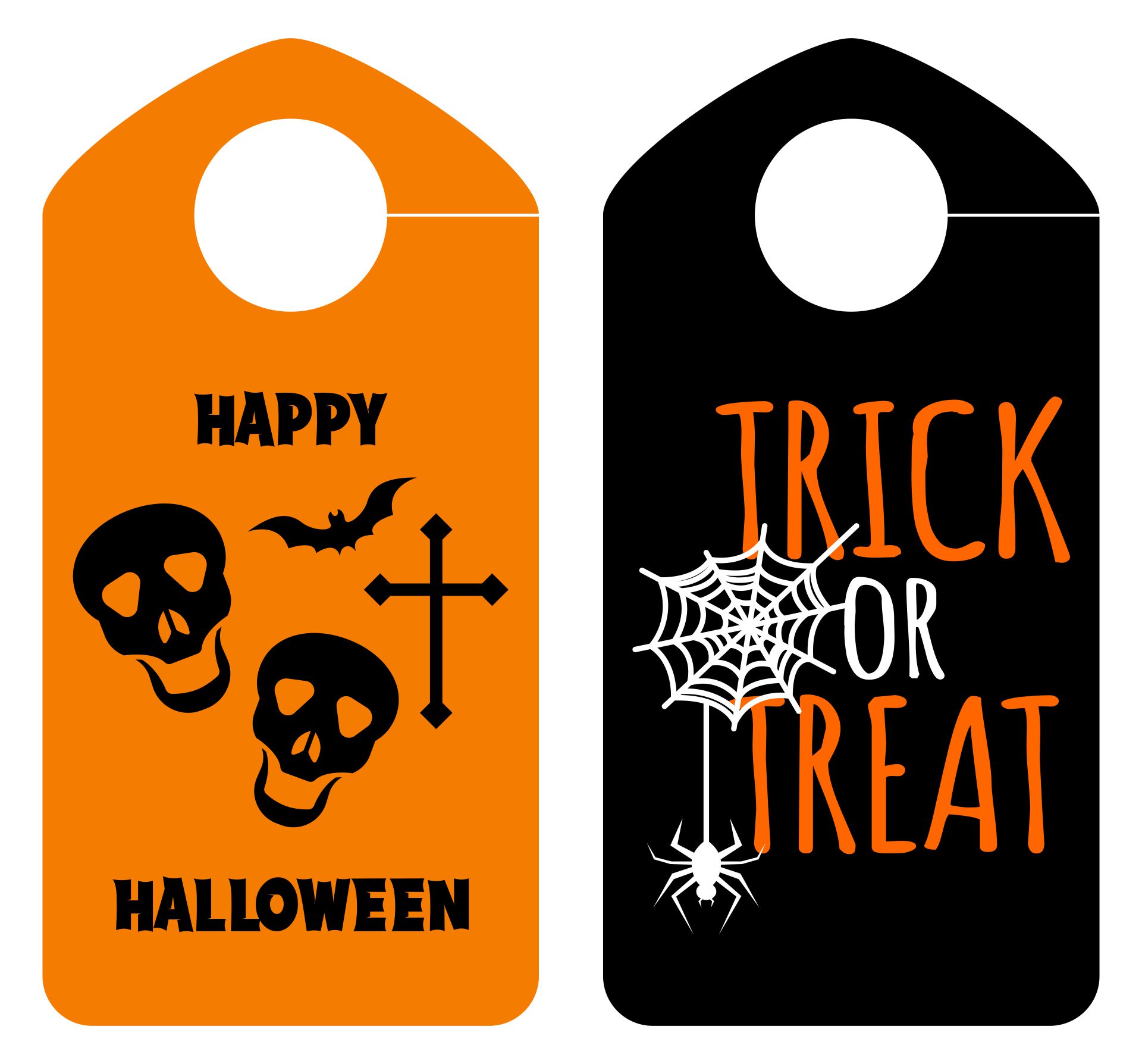 Halloween Door Hanger Ideas