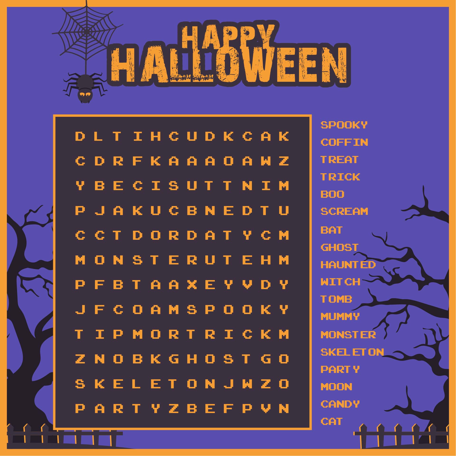 Halloween Search And Find Printable