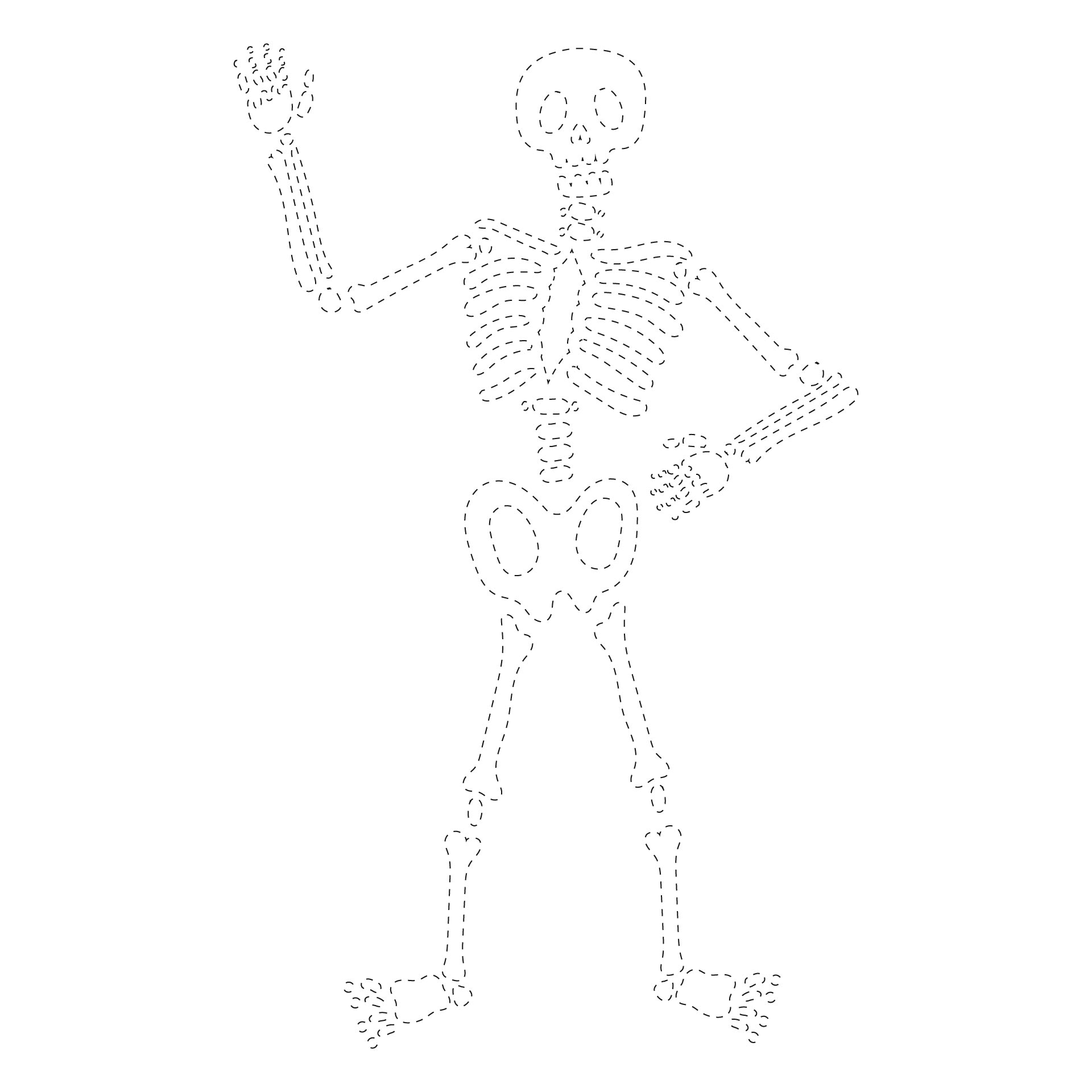 Halloween Skeleton Party Game Printables