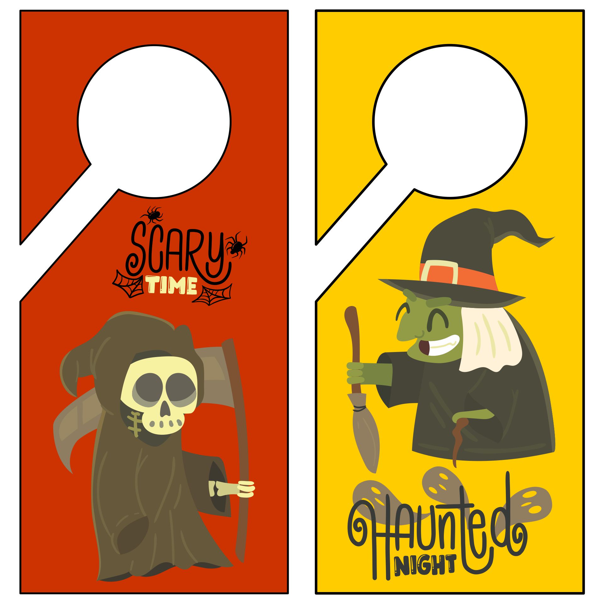 Printables Halloween Door Tags