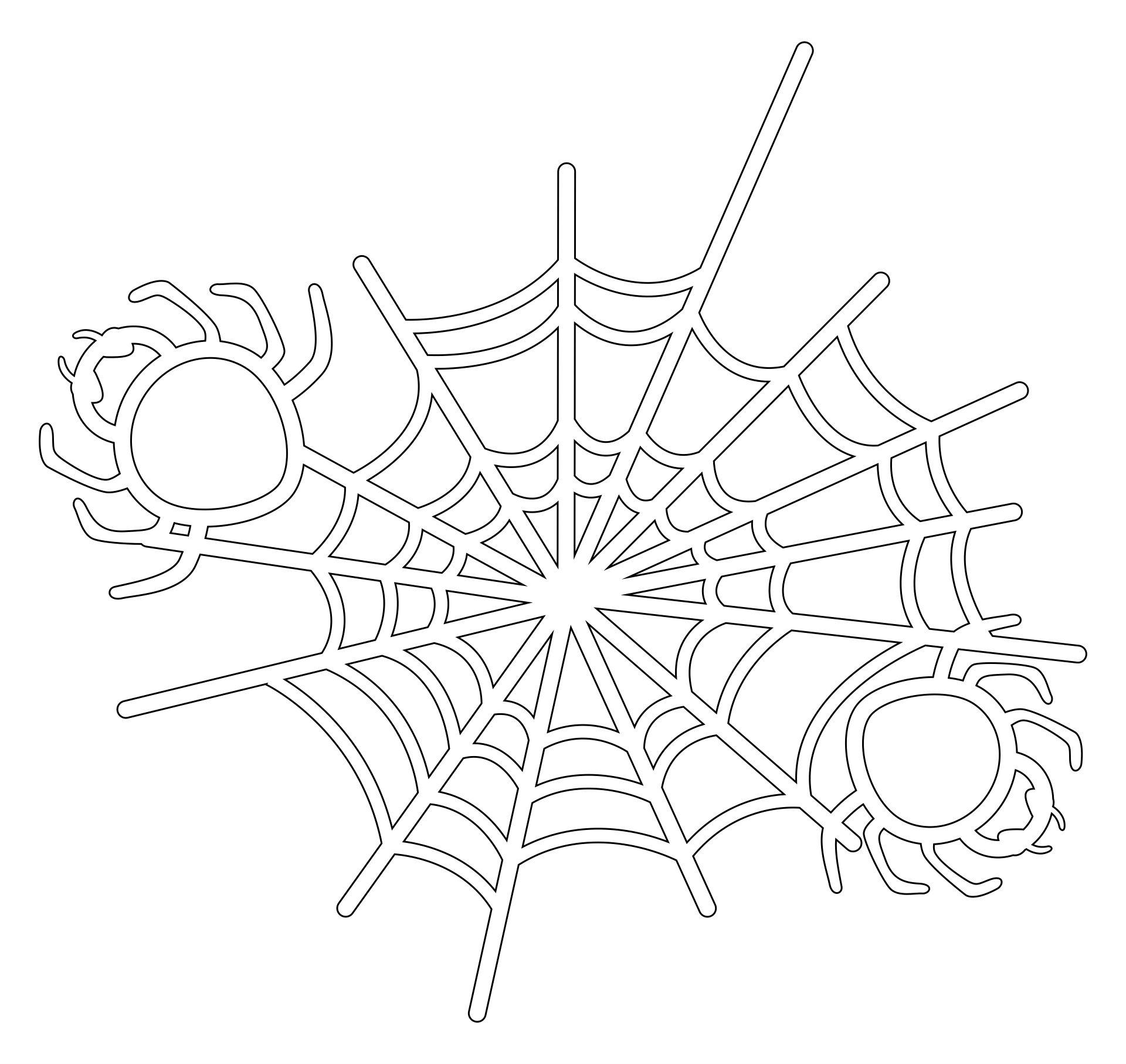 Spider Coloring Pages Halloween