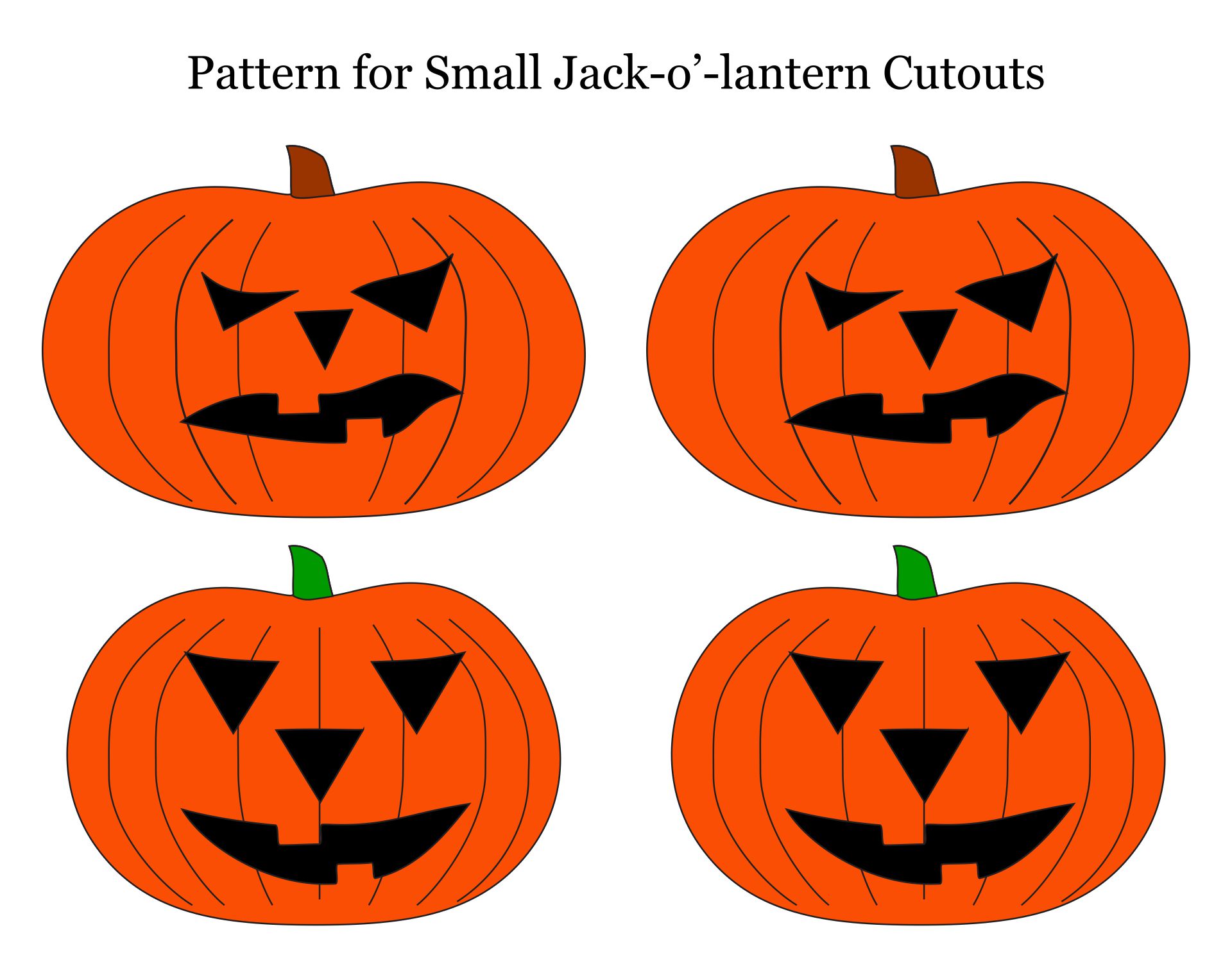 Build A Pumpkin Free Printable Halloween Paper Craft
