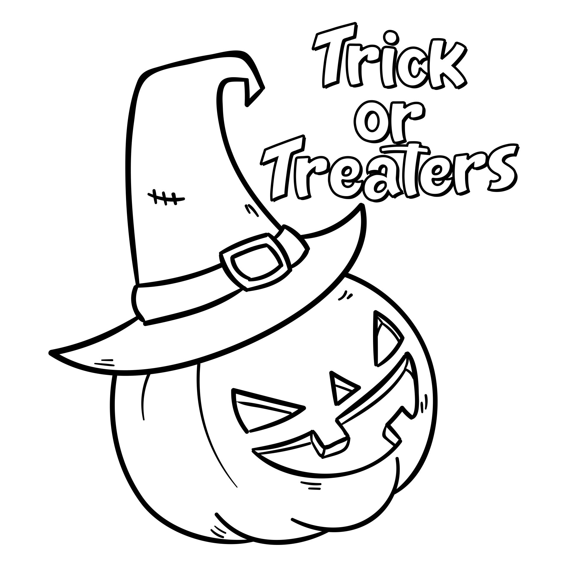 Free Halloween Coloring Pages For Kids