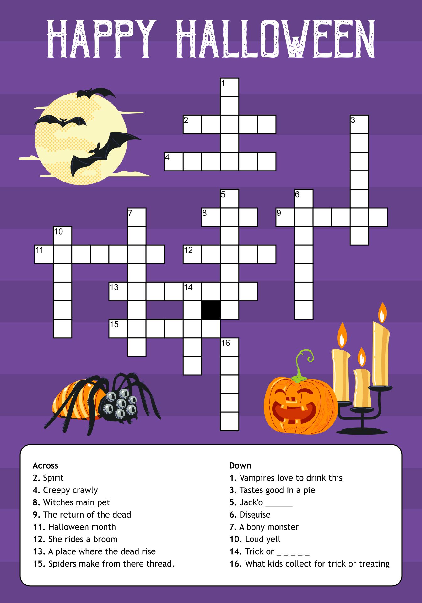 Free Halloween Printable Activity Sheets For Kids