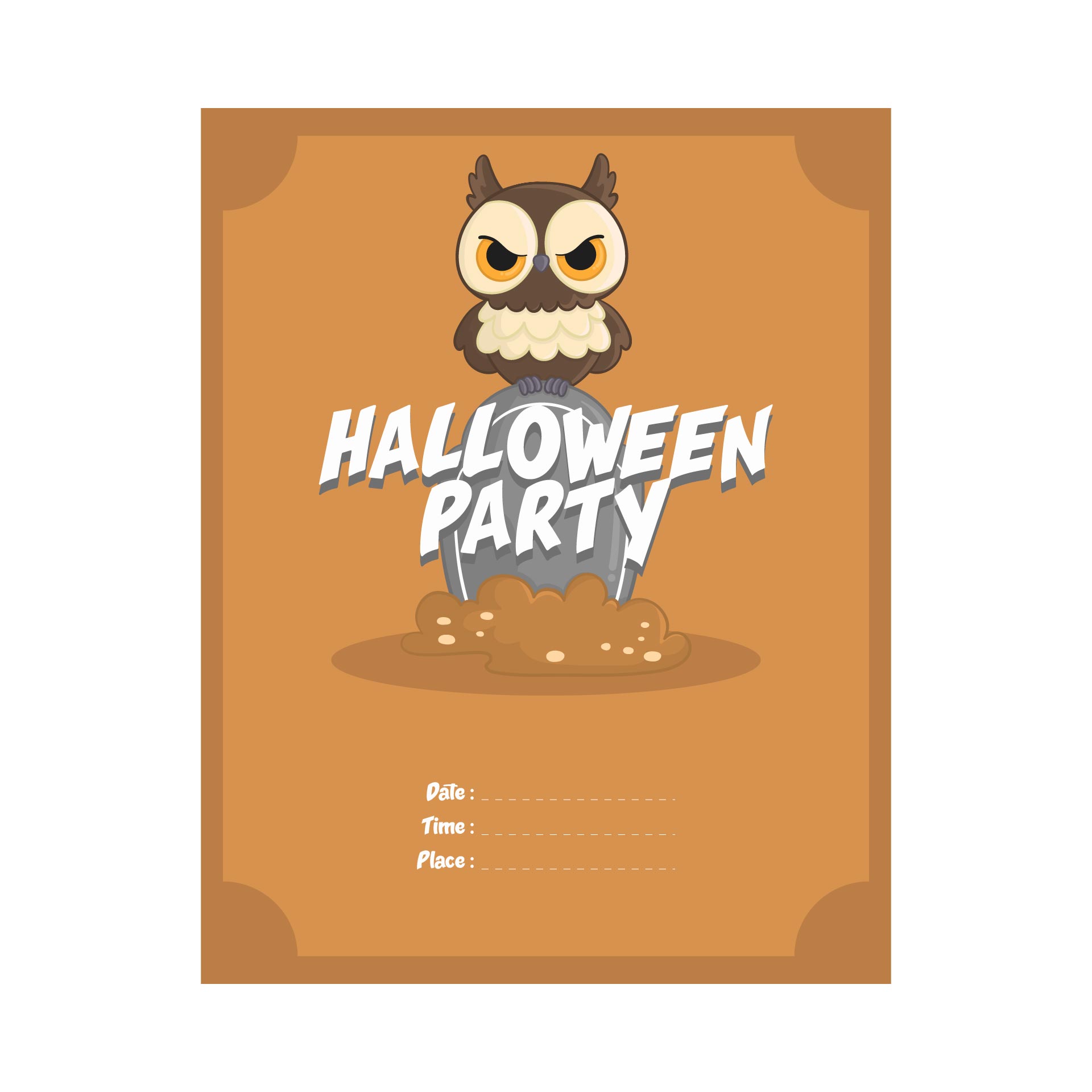 Free Printable Kids Halloween Party Invitations Templates