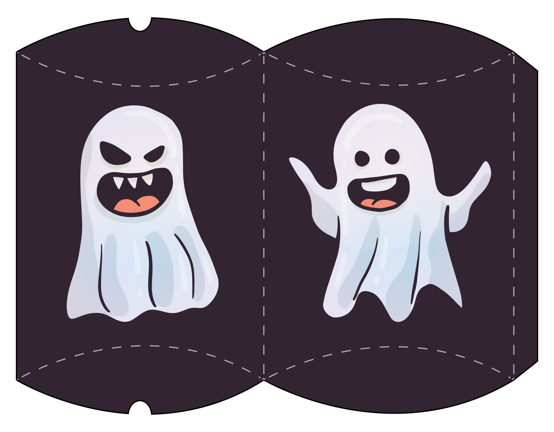 Ghost Printable Halloween Treat Box